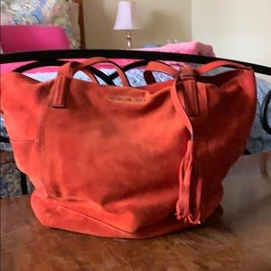 Michael Kors Suede Handbag
